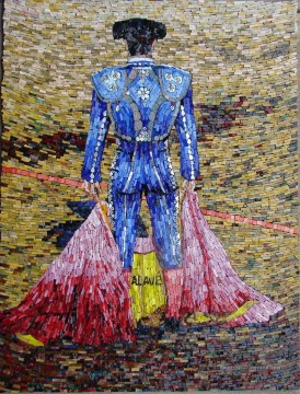  impressionist tableau - corrida textile impressionniste